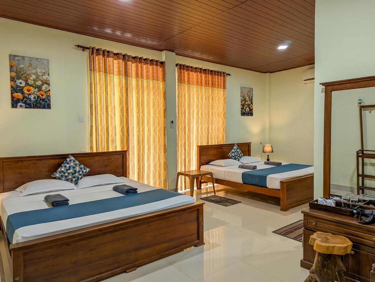 AC Family Room with Balcony
